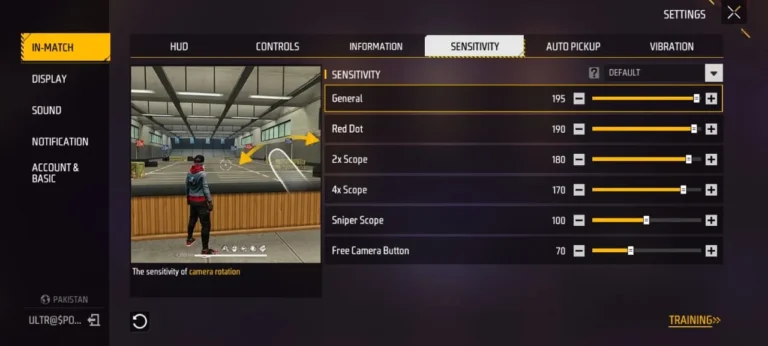 Best Free Fire sensitivity settings for low-end and high-end Android devices in 2026