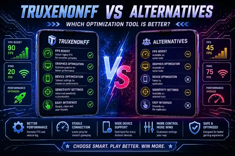 TruxenonFF vs alternative optimization tools comparison for Free Fire performance on Android